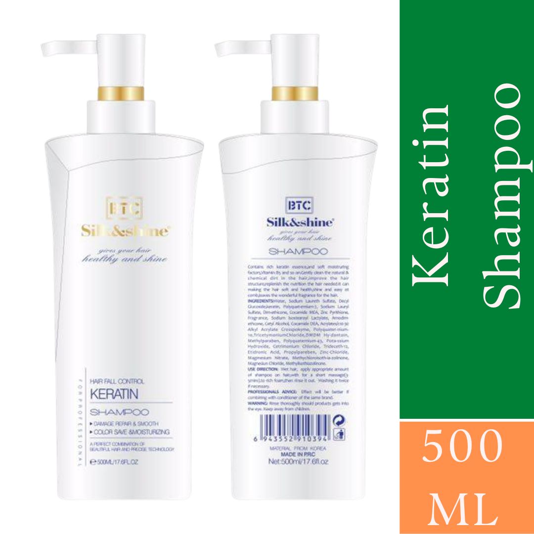 BTC Silk Shine Keratin Shampoo 500ml