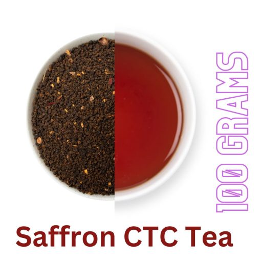 Saffron CTC Tea Buy Online 100 grams Saffron Flavored Lelow Online