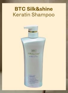 BTC Silk&shine Keratin Shampoo 500ml